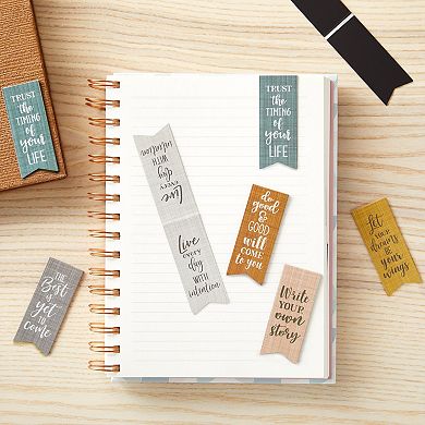 36 Pack Magnetic Inspirational Bookmarks For Women With Quotes, 6 Designs