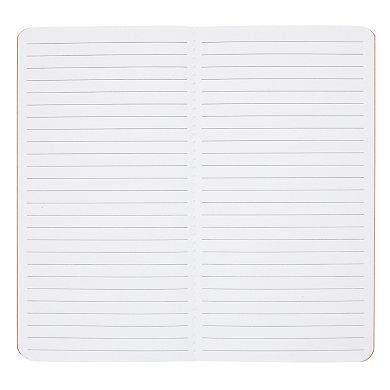 12 Pack Kraft Blank Soft Cover Journals 40 Lined Notebooks, 8.26 x 4.4 Inch