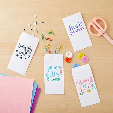 100 Pack White Money Envelopes for Cash, Coins, and Budgeting, 3.5 x 6.5 In