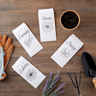 100 Pack White Money Envelopes for Cash, Coins, and Budgeting, 3.5 x 6.5 In