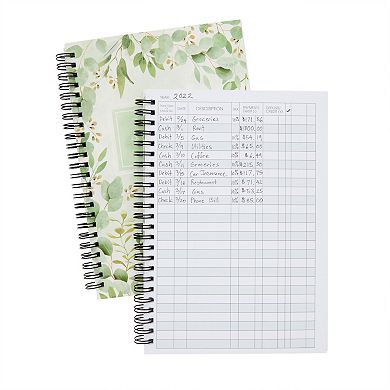 2 Pack My Account Expense Tracker Notebook, Ledger Books for Bookkeeping, Small Business (6 x 8.5 In, 50 Sheets Each)