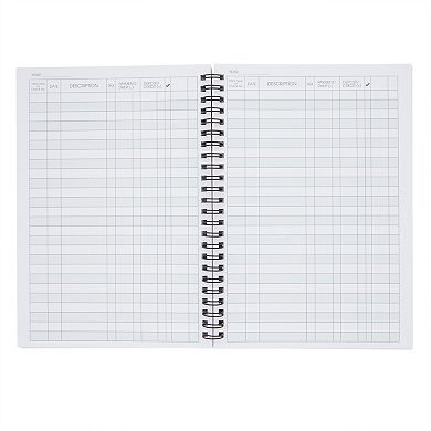 2 Pack My Account Expense Tracker Notebook, Ledger Books for Bookkeeping, Small Business (6 x 8.5 In, 50 Sheets Each)