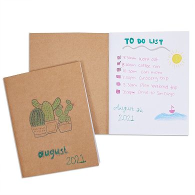 48 Pack Small Blank Notebooks for Kids Bulk, Kraft Paper Journals (4.3 x 5.6 In)