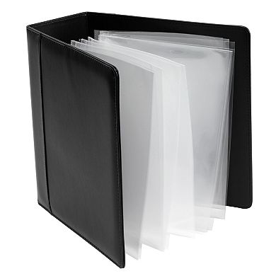 4-Inch Theater Binder with 30 Sleeves, 3-Ring Organizer with Clear Sheet Protectors for Gifts, Show-Bills Holder, 2 Pockets Per Sleeve (10x9.5 in)