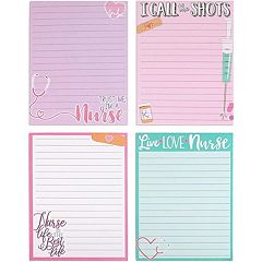 4 Pack Funny Work Notepads for Office and School, Novelty Gifts, 4 x 5.2 in