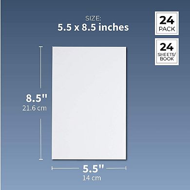 24-pack Blank Notebooks For Kids To Write Stories, A5 Notebooks, 5.5x8.5 In