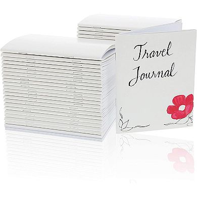 48 Pack Blank Unlined Notebook Plain Journals for Writing, Travel Bulk 4x5.5 In