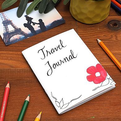 48 Pack Blank Unlined Notebook Plain Journals for Writing, Travel Bulk 4x5.5 In