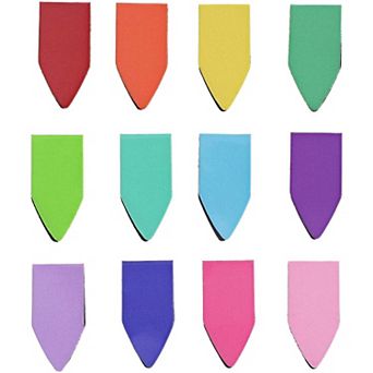 72 Pack Rainbow Arrow Mini Magnetic Bookmarks For Reading, Book Fairs, 1 X 0.5"