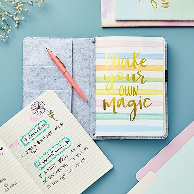 6 Pack Inspirational Notebooks for Women, A5 Journal for Students, 5.7 x 8.2 In