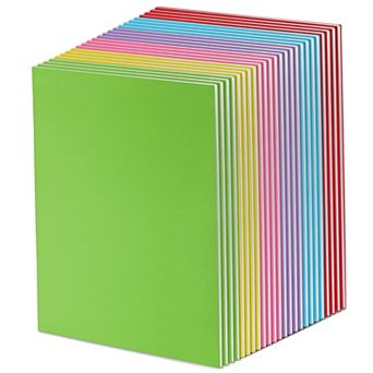 24 Pack Blank Books 8.5x11 Bulk Colorful Notebook Set, for Journaling