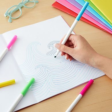 24 Pack Blank Books 8.5x11 Bulk Colorful Notebook Set, for Journaling