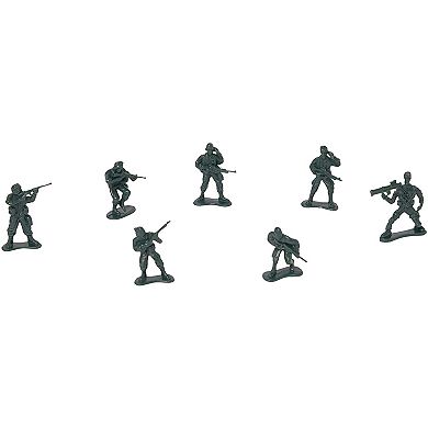 Army Men Action Figures Set with Map, Includes Carrying Tote for Easy Clean Up (400 Pieces)