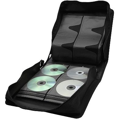 400 Disc CD DVD Storage Holder, Portable DVD Binder Booklet Carrying Case