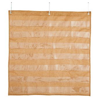 Burlap Pocket Charts for Classrooms Incentives, 7 Pockets, 28 x 28 in