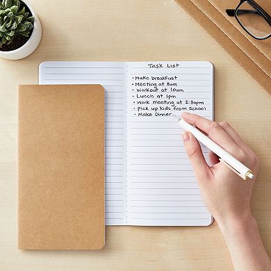 24 Pack Travel Journal Notebooks with 80 Pages, 4x8 In