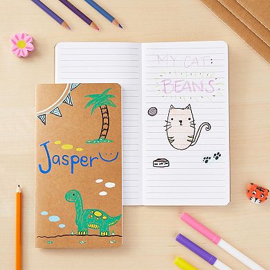24 Pack Travel Journal Notebooks with 80 Pages, 4x8 In