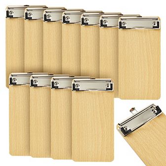 12 Pack Mini Clipboard Menu Holder & Check Presenter For Restaurant, 4 X 8 in