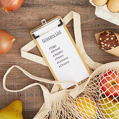 12 Pack Mini Clipboard Menu Holder & Check Presenter For Restaurant, 4 X 8 In