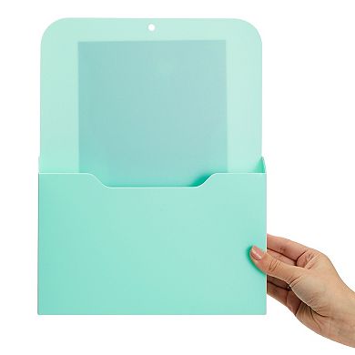 2 Pack Mint Magnetic Wall File Organizer, Storage for Mail, Paper, 10 x 13"