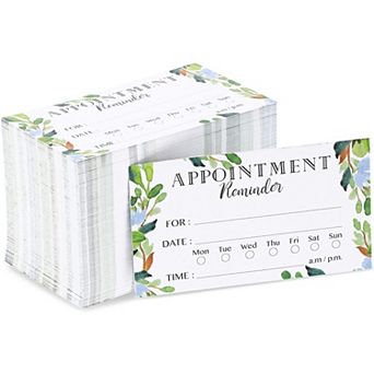 200 Count Appointment Reminder Cards for Business Grooming Salon Medical Doctors