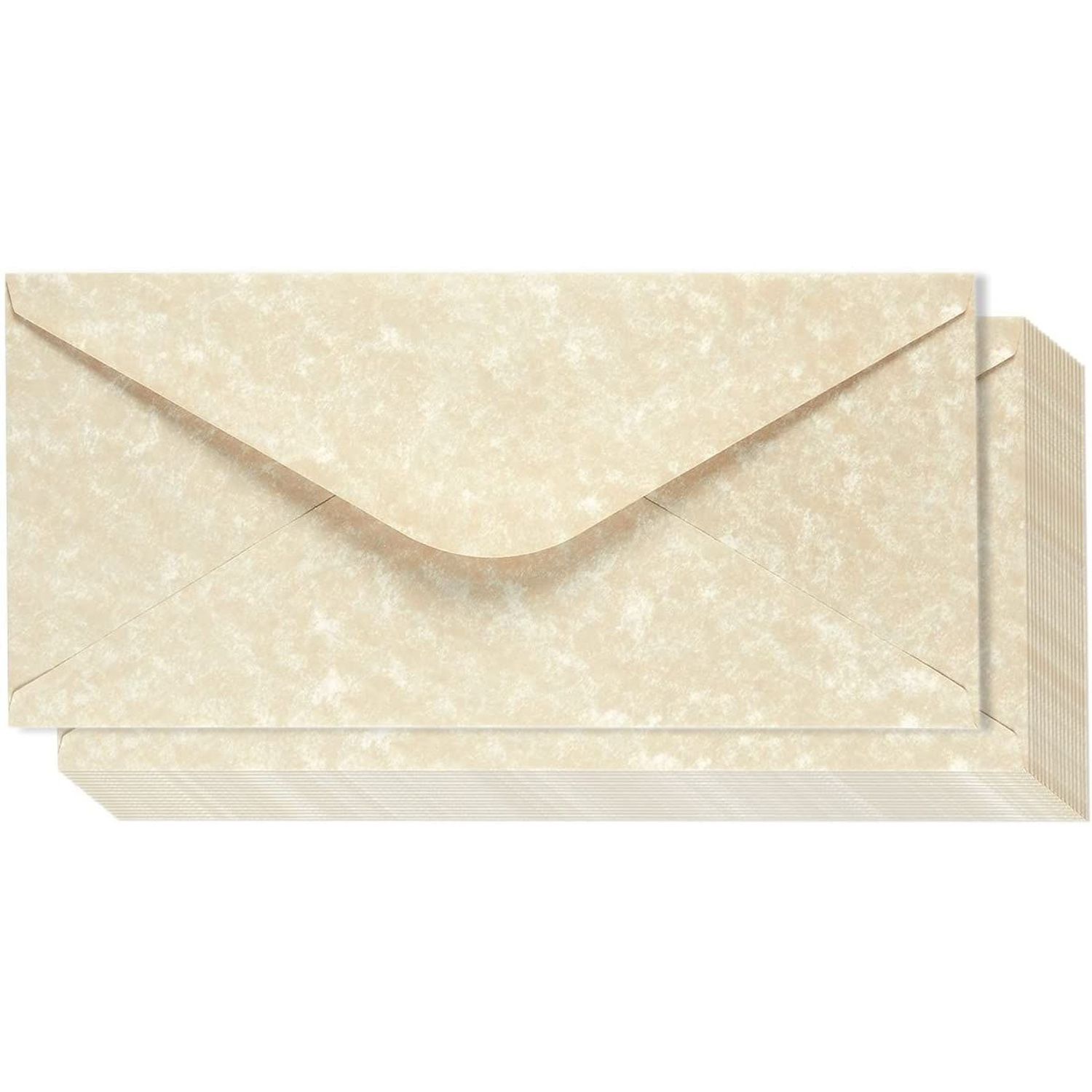 48-Pack Old Fashioned Vintage Envelopes for Writing Letters with 6