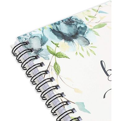 Daily Prayer Journal, Spiral Bound Notebook for Women (8.8 x 8.5 Inches)