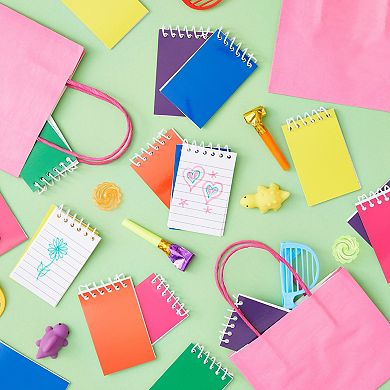 24 Pack Mini Notepads, Rainbow Colored Notepads (6 Colors, 2.25 X 3.5 In)