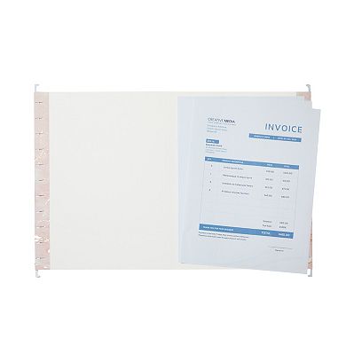 12 Pack Hanging File Folders Letter Size 1/5 Cut Tab Decorative Gold Foil Marble