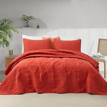 Unikome Ultra Soft Microfiber Reversible Quilted Quilt Set