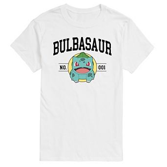 Big & Tall Pokemon Bulbasaur Collegiate Graphic Tee