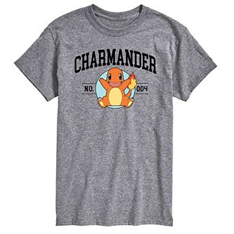 Big & Tall Pokemon Charmander Collegiate Graphic Tee