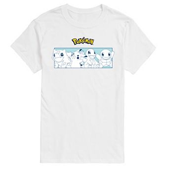 Big & Tall Pokemon Classic Starters Portrait Graphic Tee