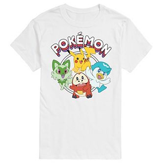 Big & Tall Pokemon Action Portraits Graphic Tee