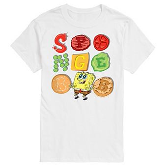 Big & Tall SpongeBob SquarePants Krabby Patty Contents Graphic Tee