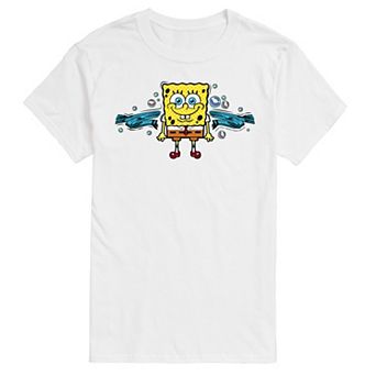 Big & Tall SpongeBob SquarePants Bubbly Short Sleeve Graphic Tee