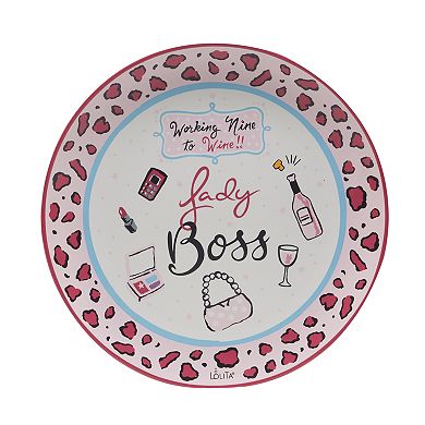 Certified International Lolita Lady Boss 4-pc. Dessert Plate Set