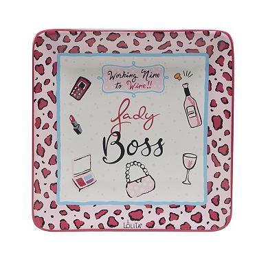 Certified International Lolita Lady Boss 4-pc. Canape Plate Set