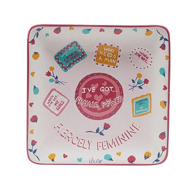 Certified International Lolita Lady Boss 4-pc. Canape Plate Set