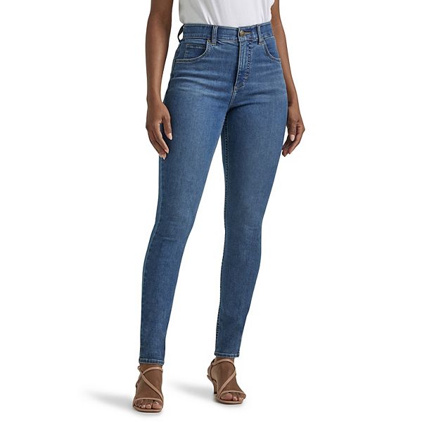 Women's Lee Ultra Lux Comfort with Flex Motion Skinny Jeans - Blue Format (14 AVG/REG)