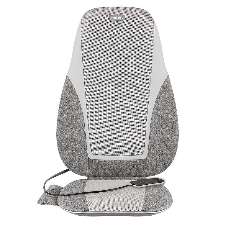 Homedics - Shiatsu + Kneading & Vibration Massage Cushion with Heat - Gray