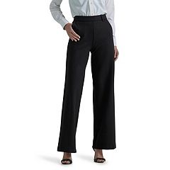 Women's Lands' End Starfish Mid Rise Wide Leg Pull On Pants