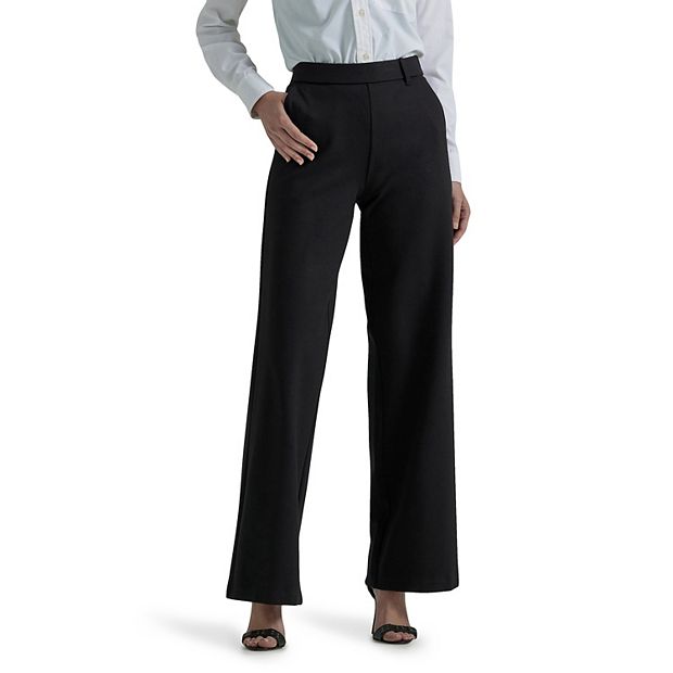 Lee Women's Plus Size Ultra Lux Comfort Any Wear Wide Leg Pant, Emperor  Navy at  Women's Clothing store