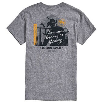 Big & Tall Yellowstone Winning or Learning Graphic Tee