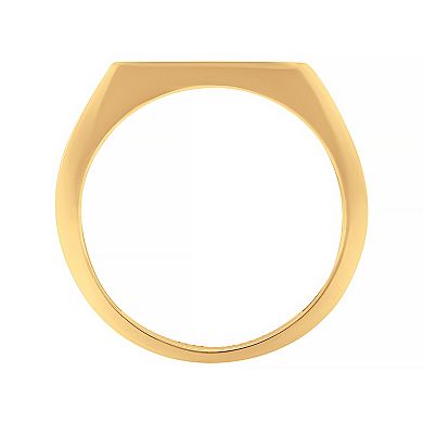 Men's AXL 18k Gold-Plated Silver 1/10 Carat T.W. Diamond Band