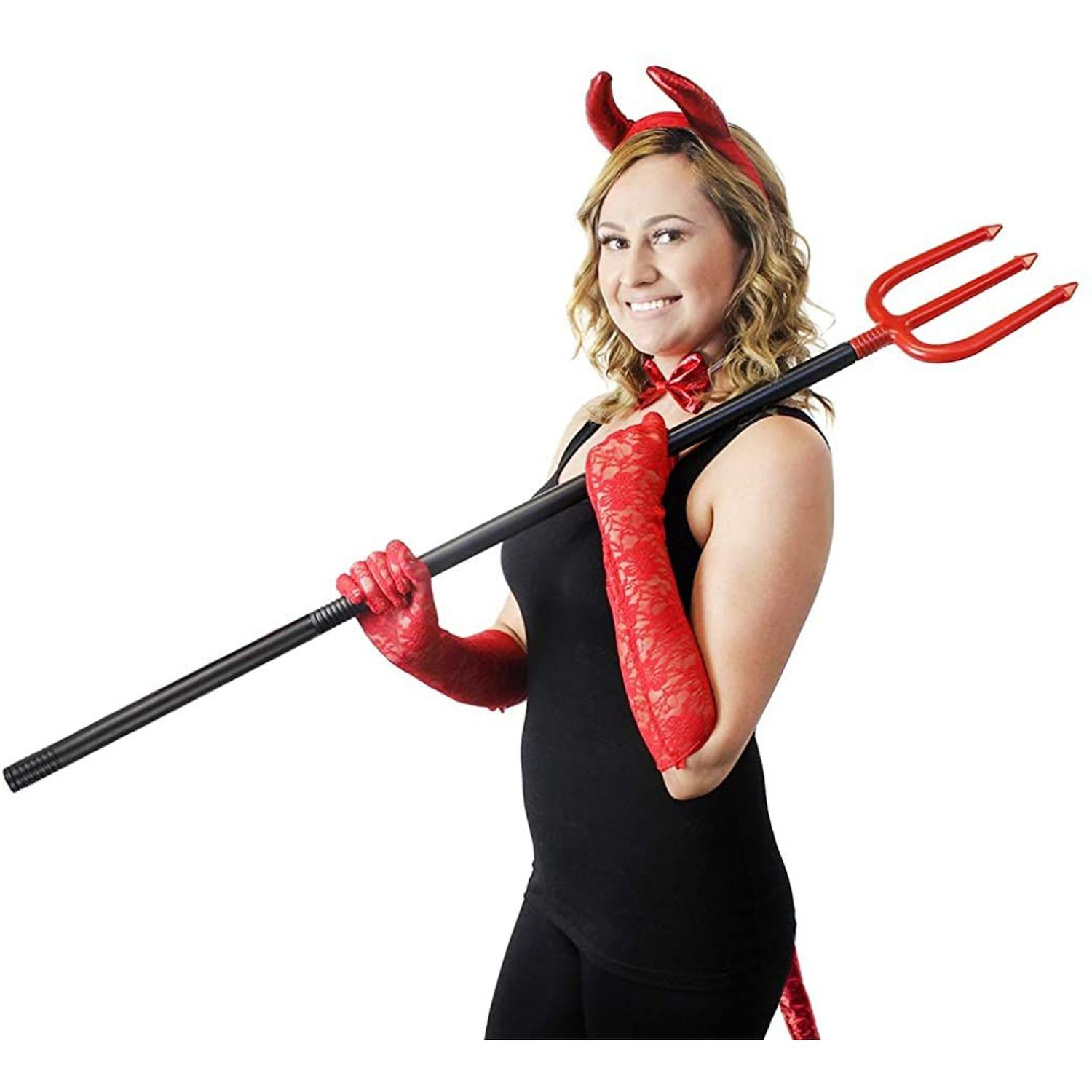 thumbnail image 2 of Handmade Black Leather Devil Spike Headband – Halloween Costume Fetish Cosplay 2 of 6
