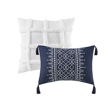Madison Park Montrose 6-Piece Comforter Set with Throw Pillows