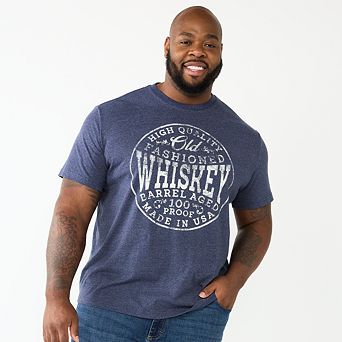 Big & Tall Old Fashioned Whiskey Graphic Tee