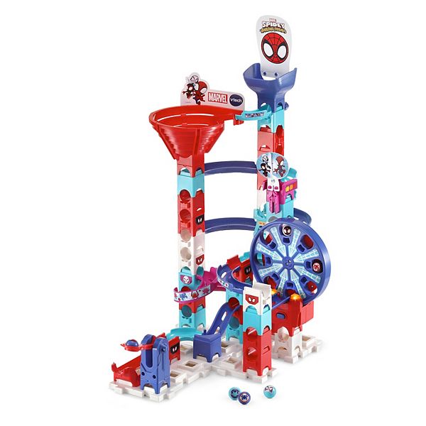 VTech Spidey and His Amazing Friends Marble Rush Circuit Équipe Spidey en  action !