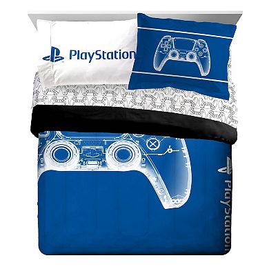 PlayStation X Ray Queen Bedding Set with Sham